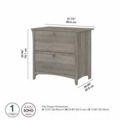 Bush Furniture Salinas 2 Drawer Lateral File Cabinet In Driftwood Gray 10 Bush Furniture Salinas 2 Drawer Lateral File Cabinet In Driftwood Gray -office furniture sale 966c27a04d5d69c2c699dbe3f3f1760c85