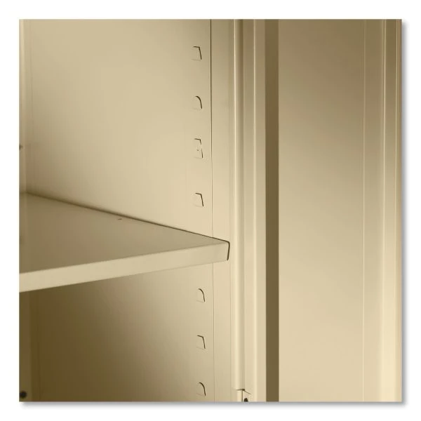 Tennsco 78" High Deluxe Cabinet, 36w X 24d X 78h, Putty 4 Tennsco 78" High Deluxe Cabinet, 36w X 24d X 78h, Putty - Image 4