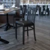 Flash Furniture Vertical Back Metal Restaurant Chair