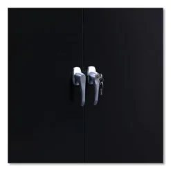 Alera Assembled 42" High Heavy-Duty Welded Storage Cabinet, Two Adjustable Shelves, 36w X 18d, Black -office furniture sale 97f5847e6dcca3401963b3abd882d468b9