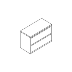 HON 800 Series Two-Drawer Lateral File, Letter/Legal/A4, 42w X 18d X 28h, Light Gray -office furniture sale 9815d6d1a81a1f8cb1b8a732fe770a799f