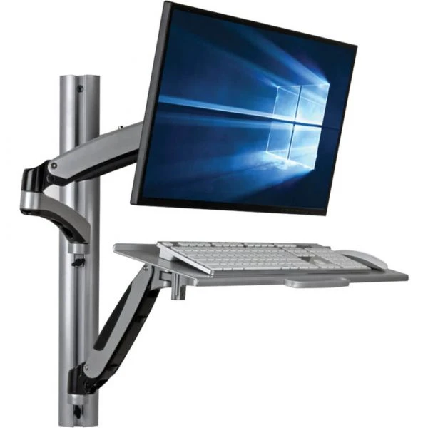Tripp Lite Wall-Mount For Sit-Stand Desktop Workstation Standing Desk W/ Thin Client Mount 2 Tripp Lite Wall-Mount For Sit-Stand Desktop Workstation Standing Desk W/ Thin Client Mount - Image 2