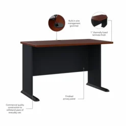 Bush Business Furniture Series A: Hansen Cherry 48W Desk -office furniture sale 98c5f64778f637ad0f3935d716909d498e