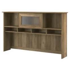 Bush Furniture Cabot 60W Hutch In Reclaimed Pine