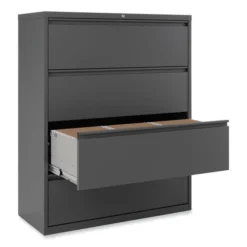 Alera Lateral File, 4 Legal/Letter/A4/A5-Size File Drawers, Charcoal, 42" X 18.63" X 52.5" -office furniture sale 99630871e4facea617ceb58cc6fc589d50
