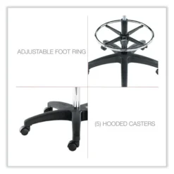 Alera Interval Series Swivel Task Stool, Supports Up To 275 Lb, 23.93" To 34.53" Seat Height, Black Faux Leather 17 Alera Interval Series Swivel Task Stool, Supports Up To 275 Lb, 23.93" To 34.53" Seat Height, Black Faux Leather -office furniture sale 9984697003b79ae69e162f71efa282d389