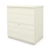 Bestar Universel 29W Standard Lateral File Cabinet In White Chocolate