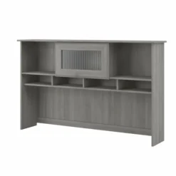 Bush Furniture Cabot 60W Hutch In Modern Gray