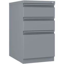 Lorell Fortress T-Leg Educators Desk Mobile Pedestal