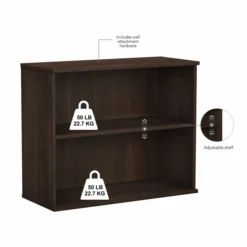 Bush Business Furniture Hybrid Tall Etagere Bookcase In Black Walnut 11 Bush Business Furniture Hybrid Tall Etagere Bookcase In Black Walnut -office furniture sale 9a901bf448b8eaef7e9581f2d50a27748b 1
