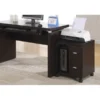 Monarch Specialties Office, File Cabinet, Printer Cart, Rolling File Cabinet, Mobile, Storage, Work, Brown Laminate, Contemporary, Modern