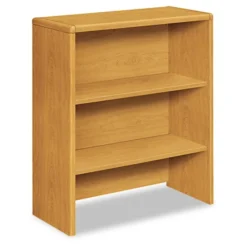 HON 10700 Series Bookcase Hutch, 32.63w X 14.63d X 37.13h, Harvest