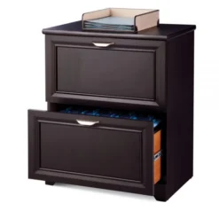 Magellan 24”W Lateral 2-Drawer File Cabinet, Espresso