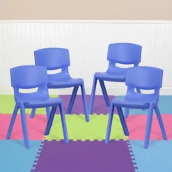 Whitney 4 Pack Blue Plastic Stackable School Chair With 13.25'' Seat Height 5 Whitney 4 Pack Blue Plastic Stackable School Chair With 13.25'' Seat Height -office furniture sale 9d43554c9d33e5aad5b0f0b6022dbaa73b