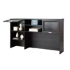 Magellan 58"W Hutch For Corner Desk, Espresso