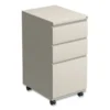 Alera File Pedestal With Full-Length Pull, Left Or Right, 3-Drawers: Box/Box/File, Legal/Letter, Putty, 14.96" X 19.29" X 27.75"
