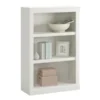 45"H 3-Shelf Bookcase, Arctic White