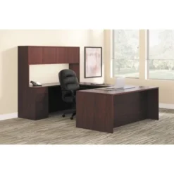 HON 10500 Series "L" Workstation Left Pedestal Desk, 66" X 30" X 29.5", Mahogany 11 HON 10500 Series "L" Workstation Left Pedestal Desk, 66" X 30" X 29.5", Mahogany -office furniture sale 9f5adaa79d2112495c5a5318c5157affbe