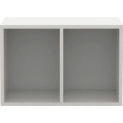 Lorell White Double Cubby Storage Base Adder Unit -office furniture sale 9fd901e138050568a1ffeeab39c9716537