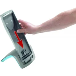 Durable SHERPA Style Desk-Mount Reference System, 10 Panel, 20 Sheet Capacity, Blue/Gray -office furniture sale a0a9d80995fc85af052e0d8376b511dce7