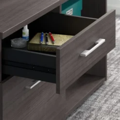Bush Business Furniture Office 500 Low Storage Cabinet With Drawers And Shelves In Storm Gray -office furniture sale a16637fc3b3fb6a36600891bb301b84c34