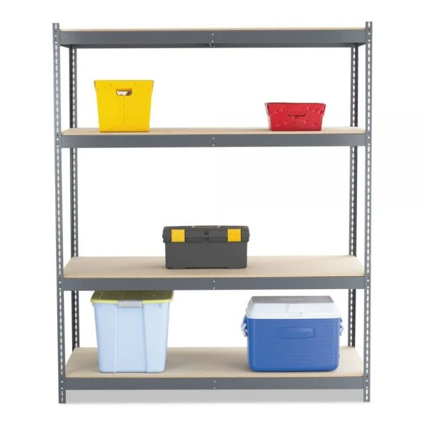 Safco Steel Pack Archival Shelving, 69w X 33d X 84h, Gray 7 Safco Steel Pack Archival Shelving, 69w X 33d X 84h, Gray - Image 7