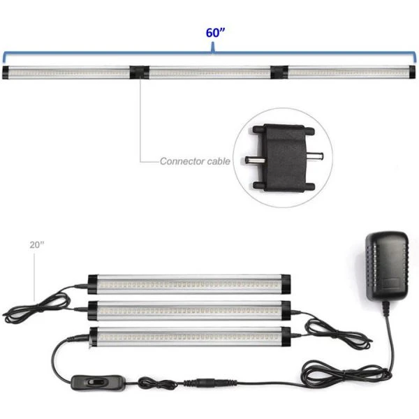 Lorell LED Task Lighting Starter Kit 2 Lorell LED Task Lighting Starter Kit - Image 2