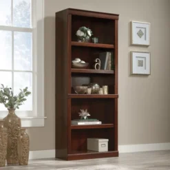 72"H 5-Shelf Bookcase, Mulled Cherry -office furniture sale a25fe6c391adf460a8276d72d5aeda3074