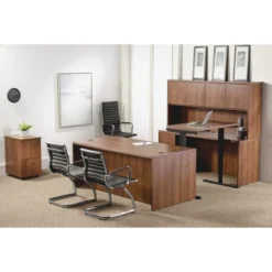 Lorell Modern Chair Series Mid-back Leather Office Chair -office furniture sale a2b0fcc0cedf0456e014c9abc1583ec22e