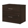 Bush Business Furniture Office 500 36W 2 Drawer Lateral File Cabinet In Black Walnut - Assembled