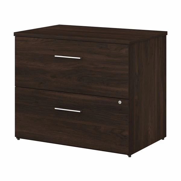 Bush Business Furniture Office 500 36W 2 Drawer Lateral File Cabinet In Black Walnut - Assembled 1 Bush Business Furniture Office 500 36W 2 Drawer Lateral File Cabinet In Black Walnut - Assembled