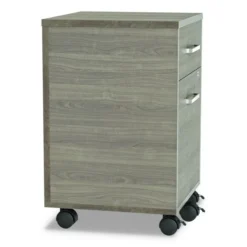 Linea Italia Urban Mobile File Pedestal, Left Or Right, 2-Drawers: Box/File, Legal/A4, Natural Walnut, 16" X 15.25" X 23.75" -office furniture sale a33258984d51358da3507e0d5d9a70a15c