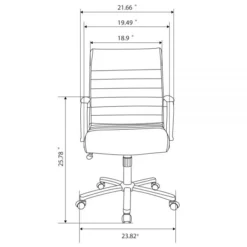Modern Comfort Winsley Bonded Leather Mid-Back Manager's Chair, Gray/Chrome, BIFMA Certified 23 Modern Comfort Winsley Bonded Leather Mid-Back Manager's Chair, Gray/Chrome, BIFMA Certified -office furniture sale a37ace2dbedea05363cfa7d6c95f33ebd4 2