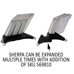 Durable SHERPA Desk Reference System, 10 Panels, 10 X 5.88 X 13.5, Gray Borders -office furniture sale a44cf2706b66fdb812698f117582b54247