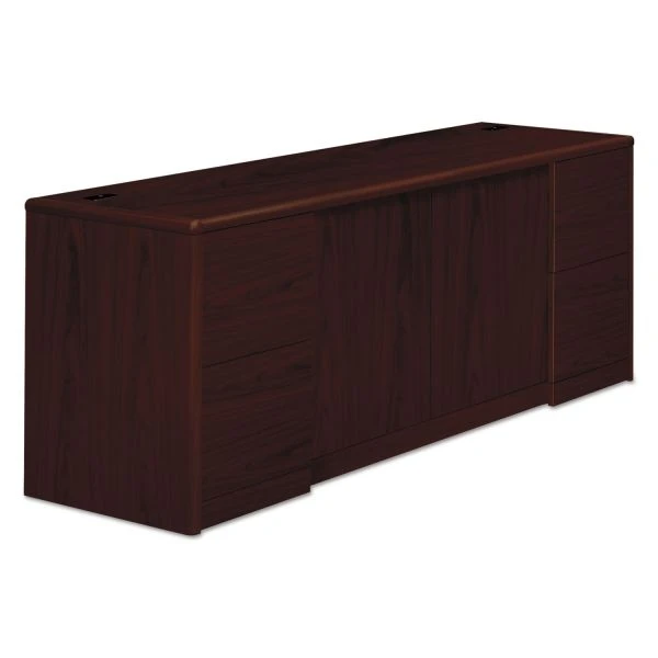 HON 10700 Series Credenza W/Doors, 72w X 24d X 29.5h, Mahogany 1 HON 10700 Series Credenza W/Doors, 72w X 24d X 29.5h, Mahogany