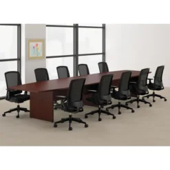 HON Preside Laminate Table Top | Boat Shape | 168"W | 2 Pieces -office furniture sale a4d5003d74c49f2f494740ac6190a0b3f2