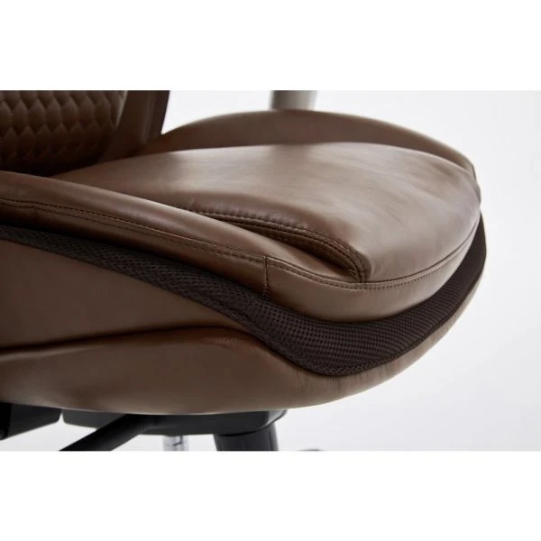 Shaquille O'Neal Zethus Ergonomic Bonded Leather High-Back Executive Chair, Brown 13 Shaquille O'Neal Zethus Ergonomic Bonded Leather High-Back Executive Chair, Brown - Image 13