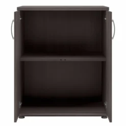 Bush Business Furniture Universal Floor Storage Cabinet With Doors And Shelves In Storm Gray -office furniture sale a57de042a70deffada12ebce11e6696039
