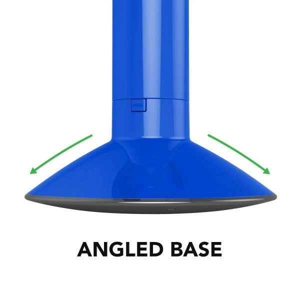Storex Wiggle Stool, Non-Slip Base, Adjustable 12-18 Inch Height, Blue 4 Storex Wiggle Stool, Non-Slip Base, Adjustable 12-18 Inch Height, Blue - Image 4