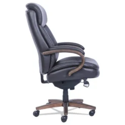 La-Z-Boy Woodbury Big/Tall Executive Chair, Supports Up To 400 Lb, 20.25" To 23.25" Seat Height, Brown Seat/Back, Weathered Sand Base -office furniture sale a6c2e326593b730f5bf7ec709e827b8959