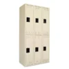 Tennsco Double Tier Locker, Triple Stack, 36w X 18d X 72h, Sand