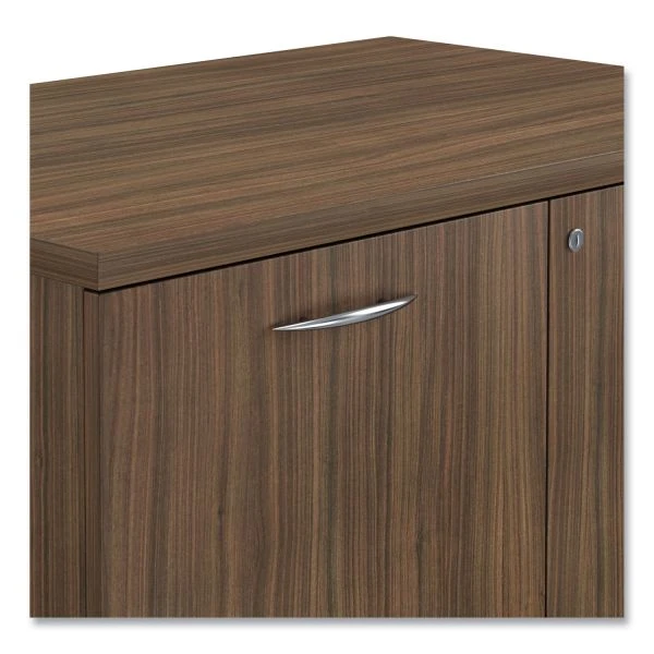 Alera Valencia Series Storage Cabinet, 34.3w X 22.78d X 29.5h, Modern Walnut 5 Alera Valencia Series Storage Cabinet, 34.3w X 22.78d X 29.5h, Modern Walnut - Image 5