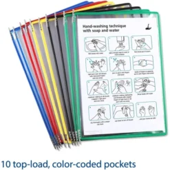 Tarifold, Inc. Replacement Pivoting Pockets For Wall Unit And Desktop Starter Set, 10/Pack 14 Tarifold, Inc. Replacement Pivoting Pockets For Wall Unit And Desktop Starter Set, 10/Pack -office furniture sale a7a3748b5bc3d8ecf1fccd6059ab99f6ce