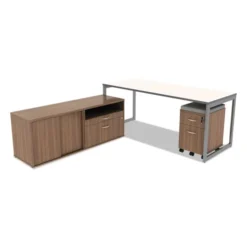Alera Valencia Series Mobile Pedestal, Left/Right, 2-Drawers: Box/File, Legal/Letter, Modern Walnut, 15.88" X 19.13" X 22.88" 17 Alera Valencia Series Mobile Pedestal, Left/Right, 2-Drawers: Box/File, Legal/Letter, Modern Walnut, 15.88" X 19.13" X 22.88" -office furniture sale a7a39b802e79ac2604f4569c396b89d72a