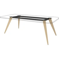 Lorell Wood Base For 96"W Rectangular Conference Table