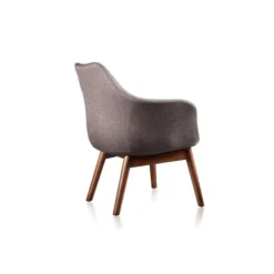 Cronkite Accent Chair In Grey And Walnut -office furniture sale a9686671110904d374e0e1ad45f0af227f