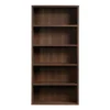 Sauder Optimum Bookcase, 73-1/2"H, 5 Shelves, Spiced Mahogany