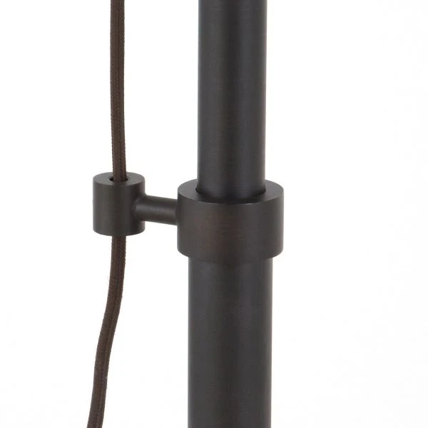 Descartes Pulley System Floor Lamp With Metal Shade In Blackened Bronze/Blackened Bronze 4 Descartes Pulley System Floor Lamp With Metal Shade In Blackened Bronze/Blackened Bronze - Image 4