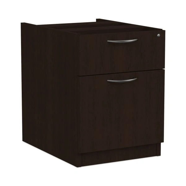 Alera Valencia Series Hanging Pedestal File, Left/Right, 2-Drawers: Box/File, Legal/Letter, Espresso, 15.63" X 20.5" X 19.25" 3 Alera Valencia Series Hanging Pedestal File, Left/Right, 2-Drawers: Box/File, Legal/Letter, Espresso, 15.63" X 20.5" X 19.25" - Image 3