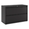 Alera Lateral File, 2 Legal/Letter-Size File Drawers, Black, 42" X 18.63" X 28"